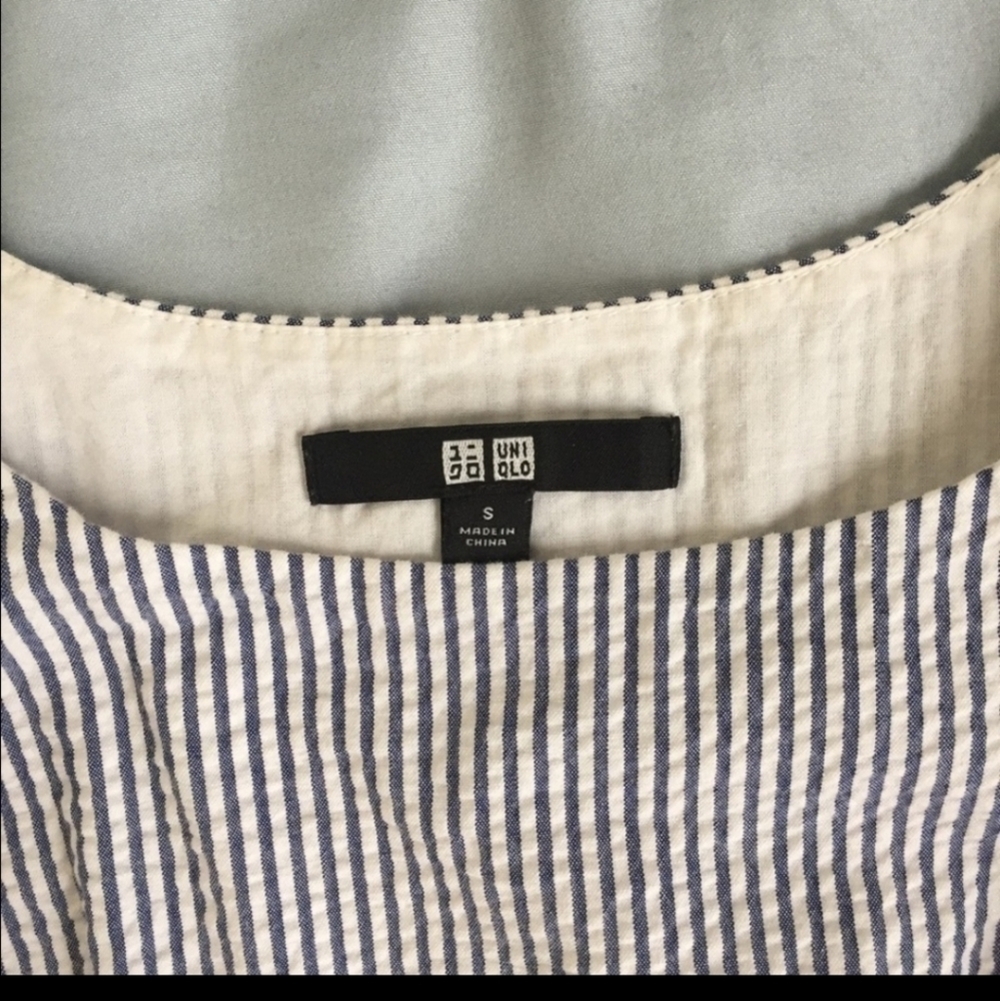 Uniqlo seersucker summer dress - Picture 3 of 3